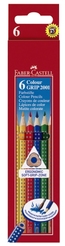 Faber-Castell 6er Etui Farbstift Colour GRIP