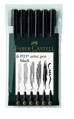 Faber-Castell 6er Etui Tuschestift PITT® ARTIST PEN