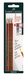 Faber-Castell Blisterkarte Bleistift DESSIN® B