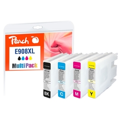 Peach Spar Pack XL Tintenpatronen kompatibel zu Epson No. 908XL