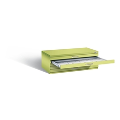 C+P Flachablageschrank Serie 7100_7200, H420xB1100xT765mm