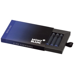 MONTBLANC Tintenpatrone, für: Füllhalter, Standard, Schreibfarbe: royalblau (8 Stück)
