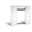C+P Offene Garderobe Serie 8070, H1950xB1870xT480mm