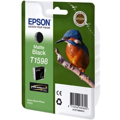 EPSON® Tintenpatrone, T1598, C13T15984010, original, mattschwarz, 17 ml