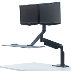 Fellowes® Sitz-Steh Plattform für 2 Monitore Extend(TM)
