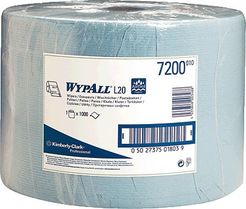 WYPALL* L20 Wischtücher Großrolle/ 7200, 23,5x38cm, blau, 35 g/qm , Inh.1000