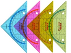 Geometrie-, Zeichendreieck (Büro, Schule) KUM® GEO FILE