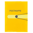 Herlitz Gummizugmappe A4 PP Postmappe transparent gelb easy orga to go