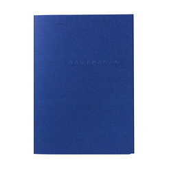 Herlitz Karton-Bewerbungsmappe A4 3tlg. RC-Karton blau