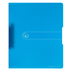 Herlitz Ringbuch A4 PP 2-Ring 2,7cm transparent blau easy orga to go