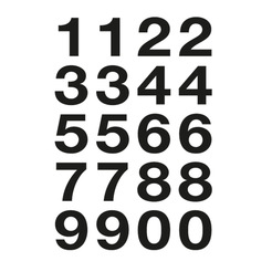HERMA Buchstaben-, Zahlen-Etiketten, 0-9