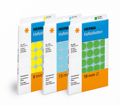 HERMA Farb-, Markierungspunkte, Vielzweck-Etiketten gelb