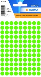 HERMA Farb-, Markierungspunkte, Vielzweck-Etiketten leuchtgrün