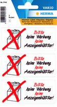 HERMA Hinweisetiketten ´Keine Werbung Anzeigenbl.´