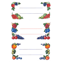 HERMA Küchen-Etiketten, Beerenarrangements