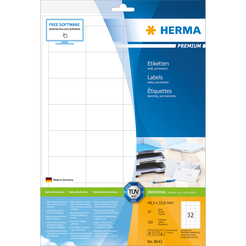 HERMA PREMIUM A4 Etiketten 10 Blatt / Packung