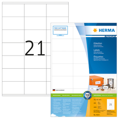 HERMA PREMIUM A4 Etiketten 200 Blatt / Packung