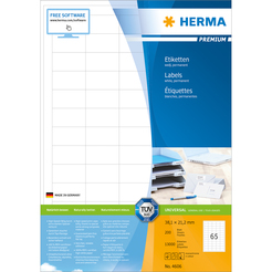 HERMA PREMIUM A4 Etiketten 200 Blatt / Packung