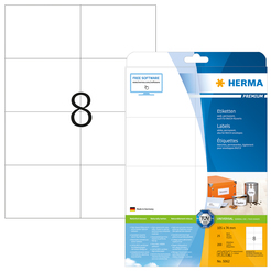 HERMA PREMIUM A4 Etiketten 25 Blatt / Packung