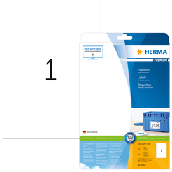 HERMA PREMIUM A4 Etiketten 25 Blatt / Packung