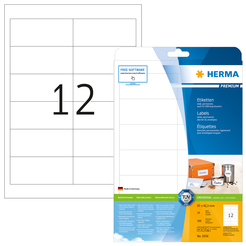 HERMA PREMIUM A4 Etiketten 25 Blatt / Packung