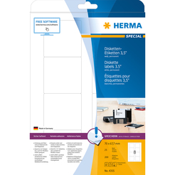 HERMA SPECIAL A4 Disketten-Etiketten