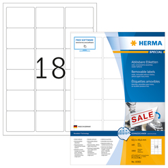 HERMA SPECIAL A4 Etiketten Movables / ablösbar 100 Blatt / Packung