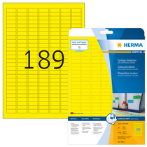 HERMA SPECIAL A4 Farbige Etiketten 20 Blatt / Packung ablösbar