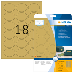 HERMA SPECIAL A4 Folien-Etiketten gold