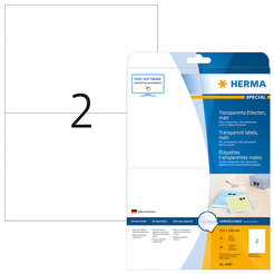 HERMA SPECIAL A4 Folien-Etiketten transparent