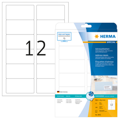 HERMA SPECIAL A4 Inkjet-Etiketten 25 Blatt / Packung