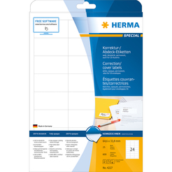 HERMA SPECIAL A4 Korrektur- / Abdeck-Etiketten