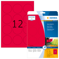 HERMA SPECIAL A4 Neon-Etiketten