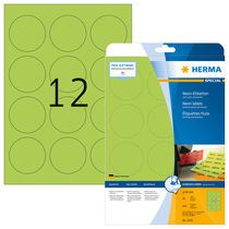 HERMA SPECIAL A4 Neon-Etiketten