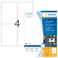 HERMA SPECIAL A4 Outdoor Folien-Etiketten weiß