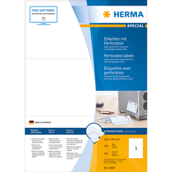 HERMA SPECIAL A4 perforierte Etiketten