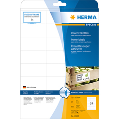 HERMA SPECIAL A4 Power Etiketten 25 Blatt / Packung
