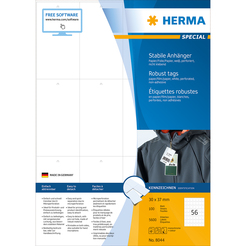 HERMA SPECIAL A4 Textilanhänger (Druckerbeschriftung)