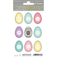 HERMA Sticker DECOR Happy Easter Eierset Bunt