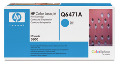 HP Color LaserJet Druckkassette cyan Q6471A