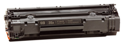 HP Druckkassette schwarz mit Smart Drucktechnologie CB435A
