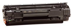 HP Druckkassette schwarz mit Smart Drucktechnologie CB436A