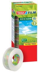 Klebefilm tesafilm®  Eco & Clear, Office-Box 8 Stck.