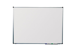 Magnetische Schreibtafel -  120 cm x, 90 cm, weiß, Wandmontage