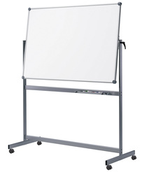 Mobiles Whiteboard MAULpro, drehbar, Emaille