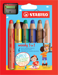 Multitalent-Stift STABILO® woody 3 in 1 Etui