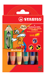 Multitalent-Stift STABILO® woody 3 in 1 Etui