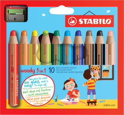 Multitalent-Stift STABILO® woody 3 in 1 Etui