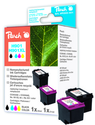 Peach Spar Pack Tintenpatronen für HP