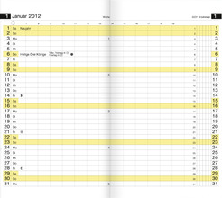 rido / idé Taschenkalender Ersatzkalendarium